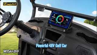 M1S4+2FF White ببینید چرا 48 ولتاژ Golf Electric Car 350A Controller 3.7KW USA Motor Certificate CE انتخاب کنید